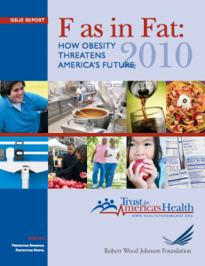 F as in Fat: How Obesity Threatens America’s Future