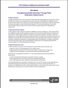 Strengthening Health Education Through State Graduation Requirements