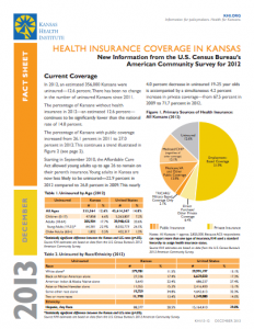 Fact Sheet: Health Insurance Coverage in Kansas