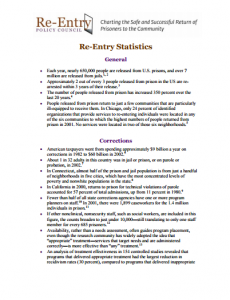 Re-Entry Statistics