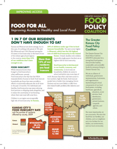 Food for All: Improving Access to Healthy and Local Food