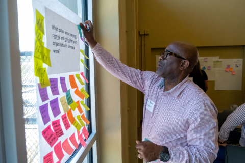 Community partners meeting in Fall 2022 to provide feedback on Health Forward's policy and advocacy priorities.